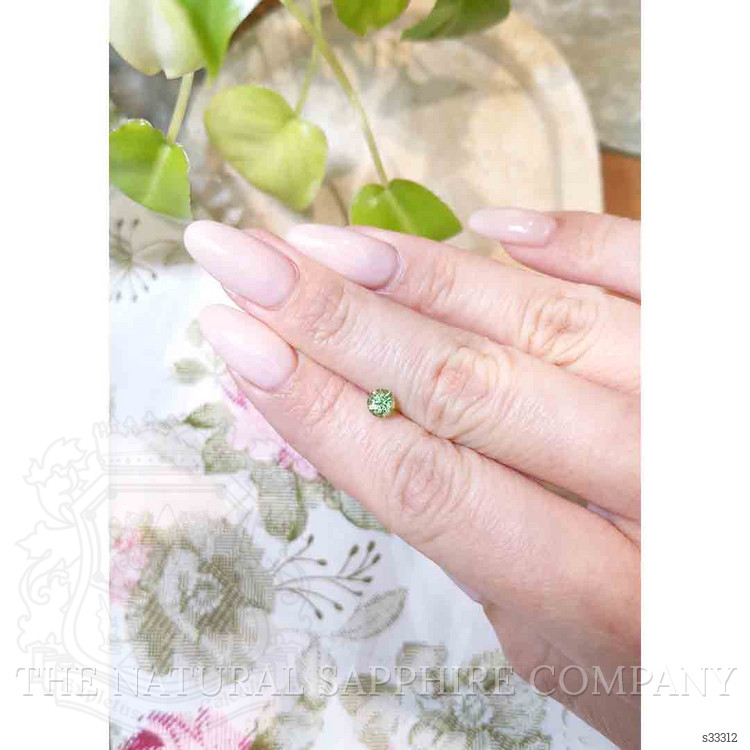 0.70 Ct. Green Sapphire from Madagascar