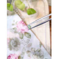 0.68 Ct. Yellowish Green Sapphire from Madagascar Life Style