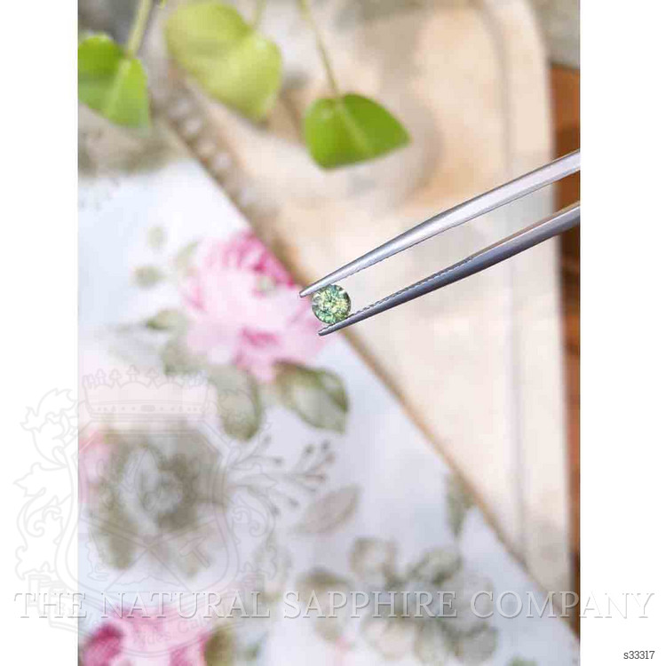 0.68 Ct. Yellowish Green Sapphire from Madagascar