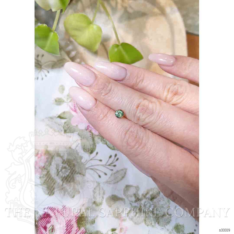 0.66 Ct. Bluish Green Sapphire from Madagascar