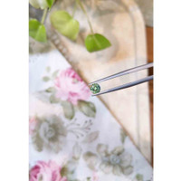 0.66 Ct. Bluish Green Sapphire from Madagascar Life Style