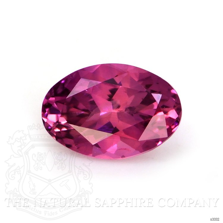 0.63 Ct. Reddish Pink Sapphire from Ceylon (Sri Lanka)
