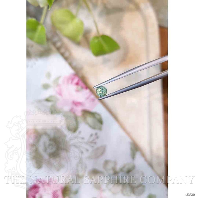 0.66 Ct. Bluish Green Sapphire from Madagascar