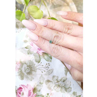 0.43 Ct. Bluish Green Sapphire from Madagascar Life Style