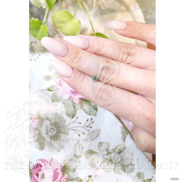 0.43 Ct. Bluish Green Sapphire from Madagascar