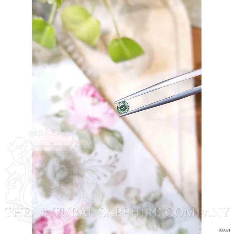 0.43 Ct. Bluish Green Sapphire from Madagascar