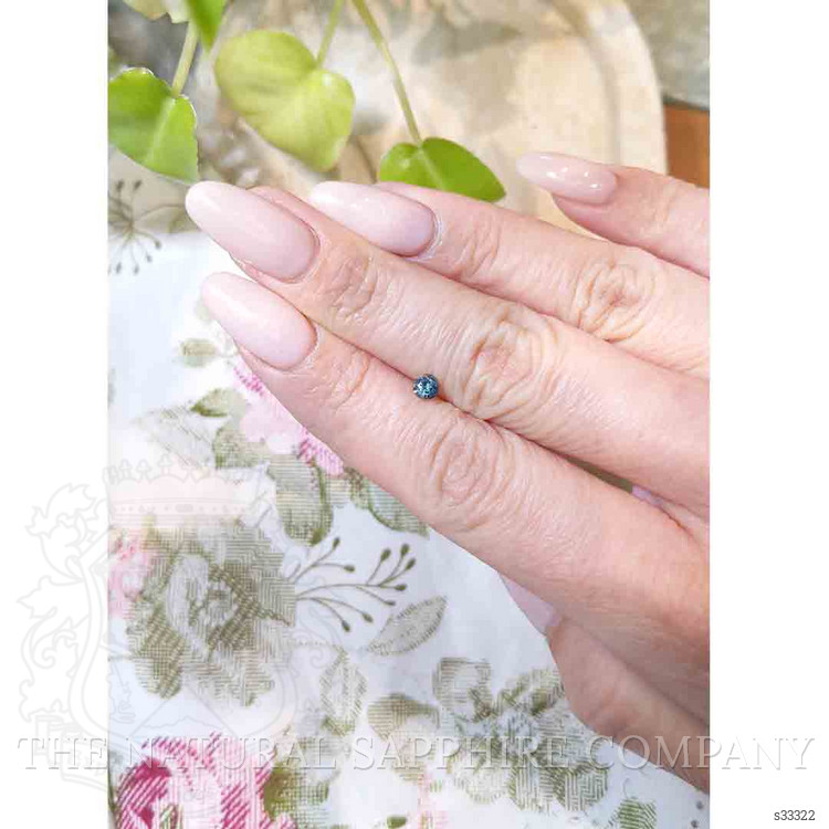 0.30 Ct. Greyish Blue Sapphire from Madagascar