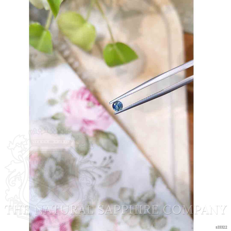 0.30 Ct. Greyish Blue Sapphire from Madagascar