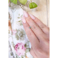 0.70 Ct. Green Sapphire from Madagascar Life Style