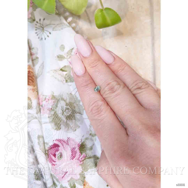 0.70 Ct. Green Sapphire from Madagascar