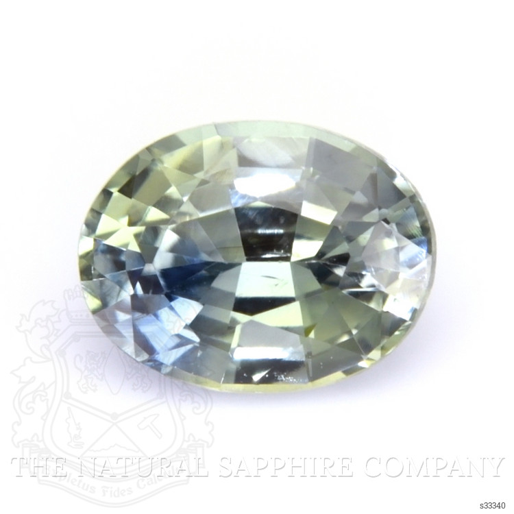 0.58 Ct. Bluish Green Sapphire from Madagascar