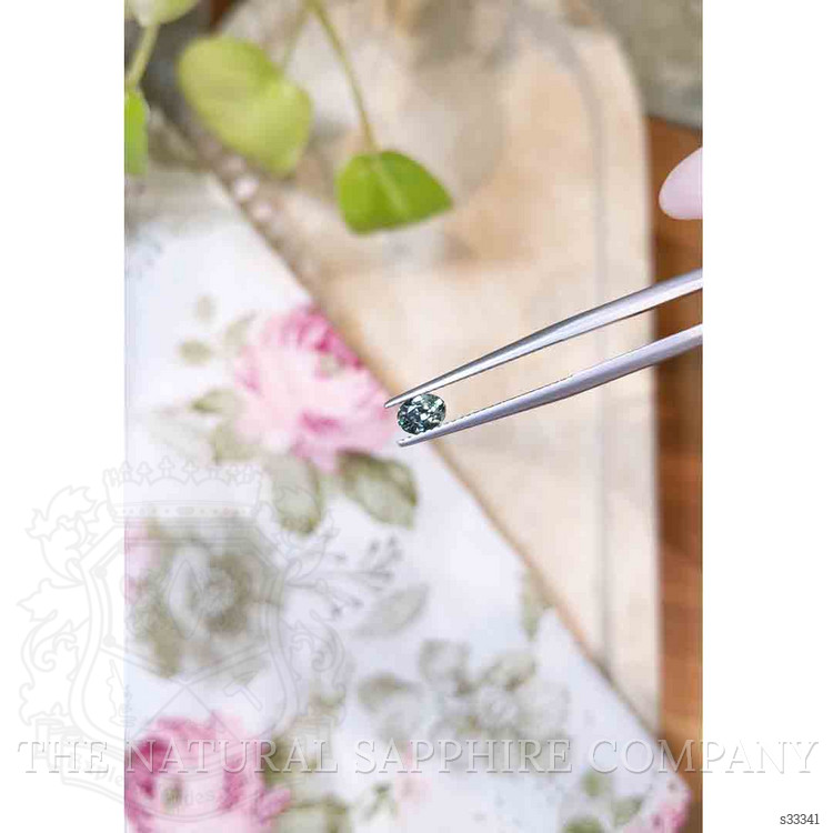 0.44 Ct. Bluish Green Sapphire from Madagascar