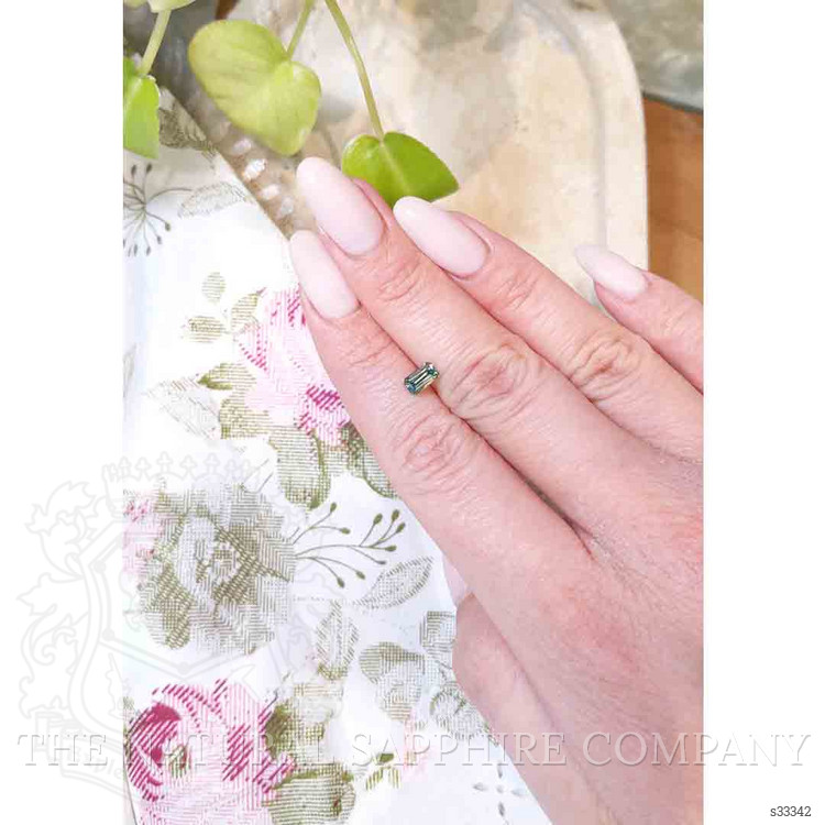 0.88 Ct. Yellowish Green Sapphire from Madagascar