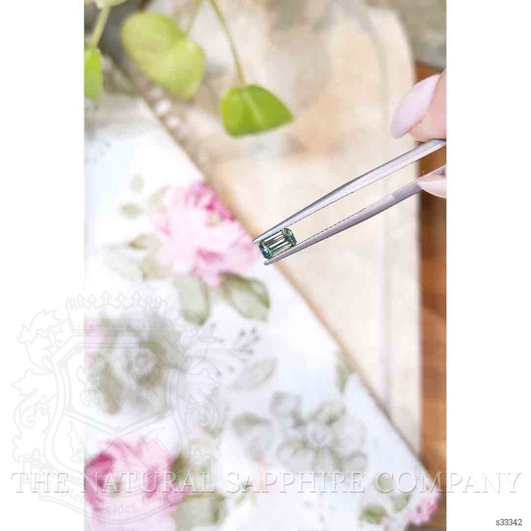 0.88 Ct. Yellowish Green Sapphire from Madagascar