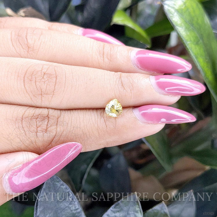 0.92 Ct. Yellow Sapphire from Ceylon (Sri Lanka)
