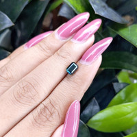 1.22 Ct. Bluish Green Sapphire from Tanzania Life Style