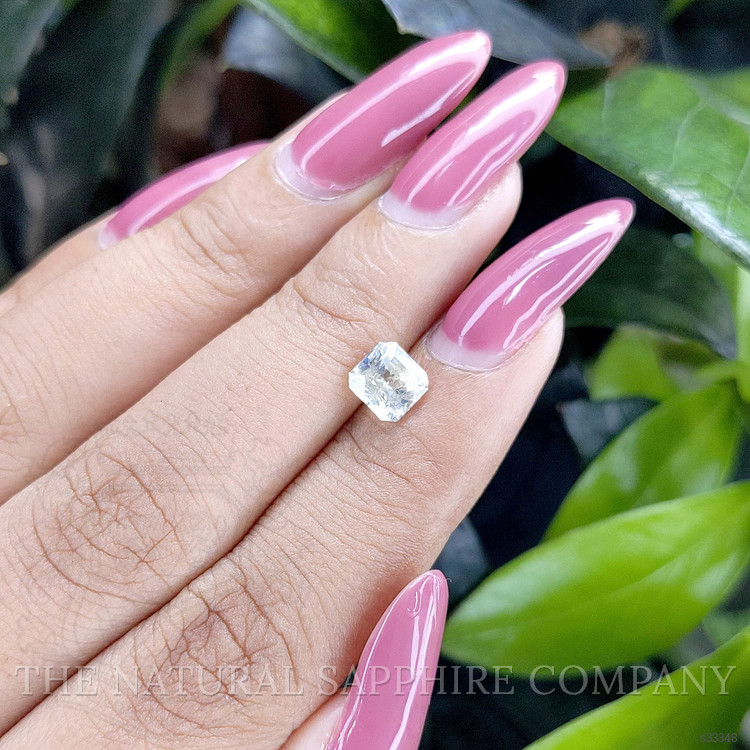 1.14 Ct. White Sapphire from Ceylon (Sri Lanka)