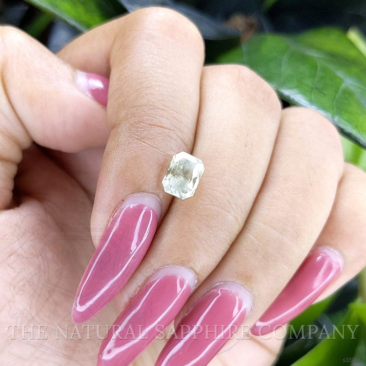 2.11 Ct. White Sapphire from Ceylon (Sri Lanka)