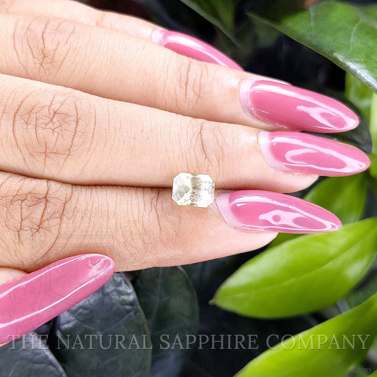 2.11 Ct. White Sapphire from Ceylon (Sri Lanka)