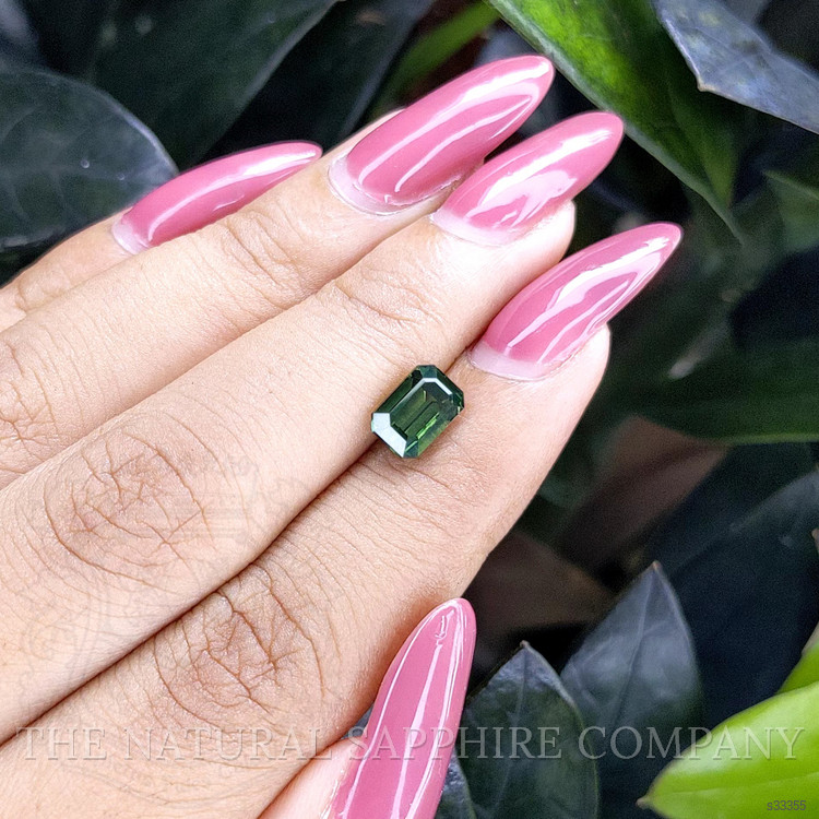 2.03 Ct. Green Sapphire from Ceylon (Sri Lanka)