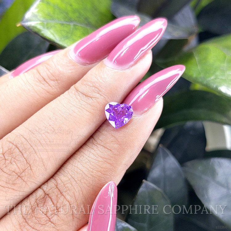 1.53 Ct. Purple Sapphire from Africa