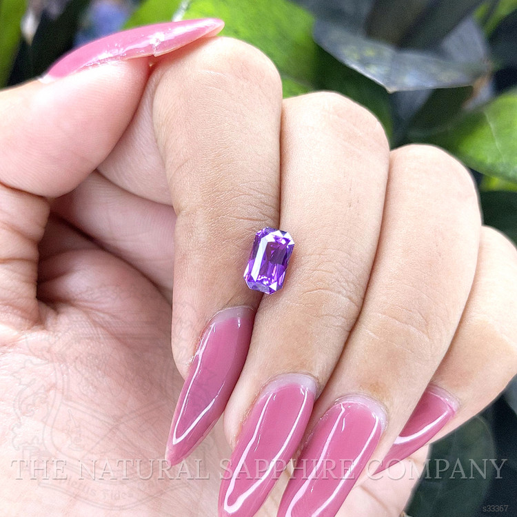 2.01 Ct. Purple Sapphire from Africa