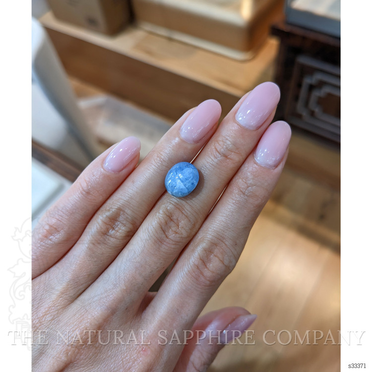 9.60 Ct. Blue Star Sapphire from Burma (Myanmar)