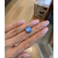 9.60 Ct. Blue Star Sapphire from Burma (Myanmar) Life Style