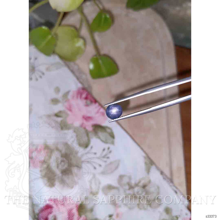 2.33 Ct. Bluish Grey Star Sapphire from Burma (Myanmar)