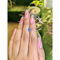 1.07 Ct. Blue Sapphire from Ceylon (Sri Lanka) Life Style