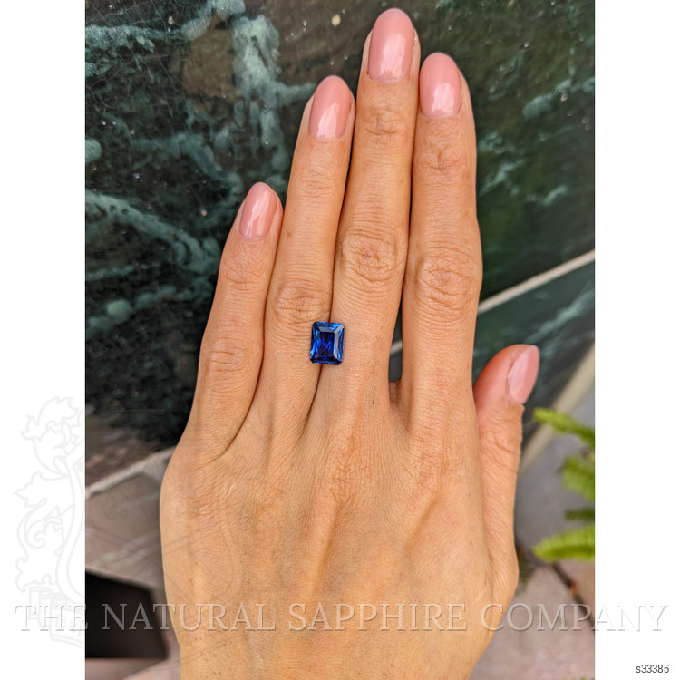 2.97 Ct. Blue Sapphire from Ceylon (Sri Lanka)