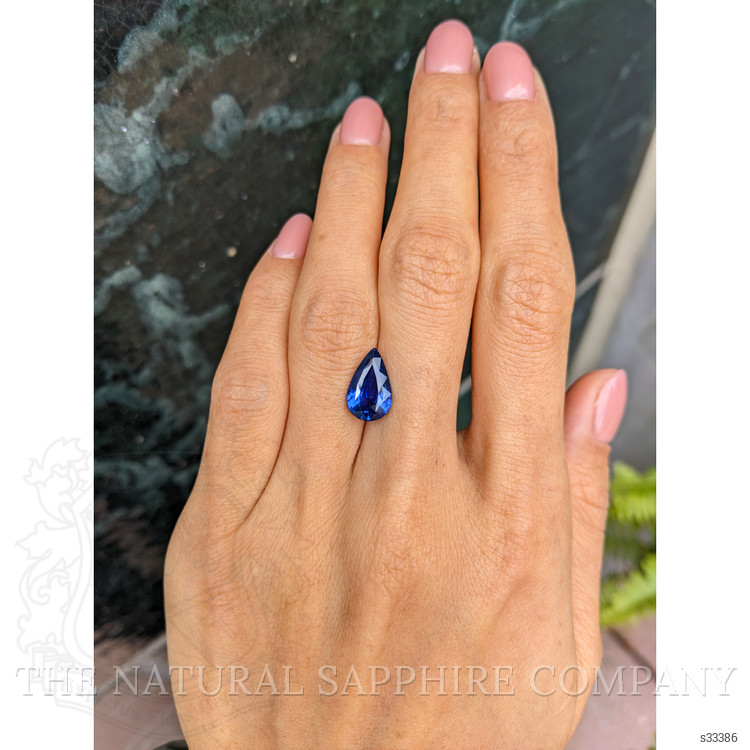 3.55 Ct. Blue Sapphire from Ceylon (Sri Lanka)