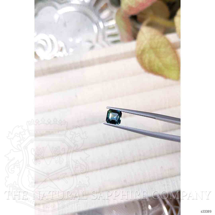 1.25 Ct. Bluish Green Sapphire from Ceylon (Sri Lanka)