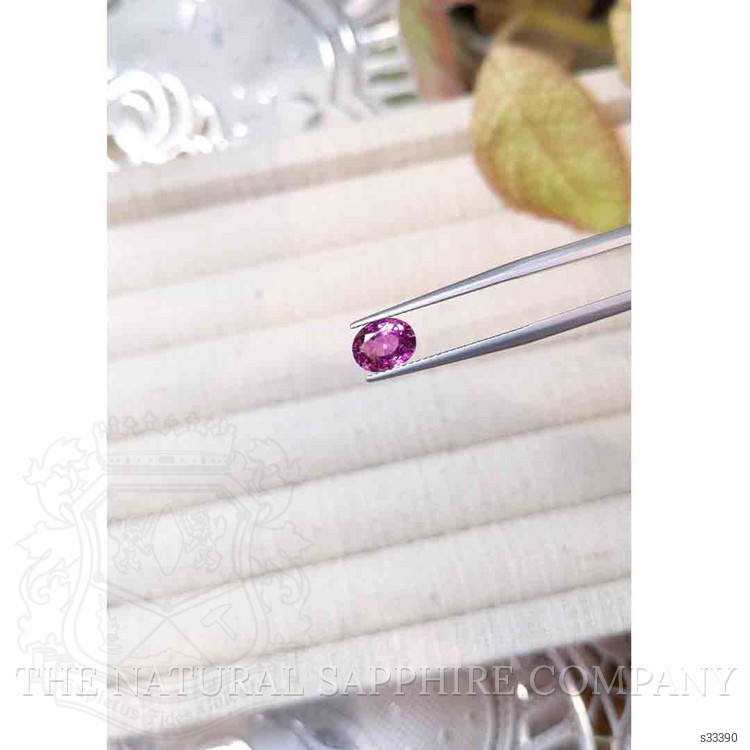 1.80 Ct. Purplish Pink Sapphire from Ceylon (Sri Lanka)