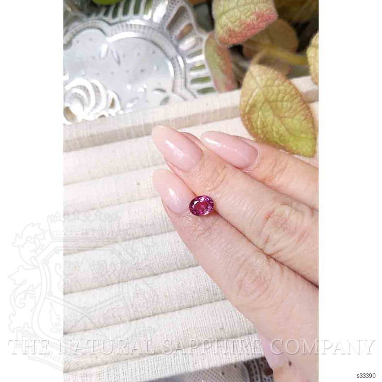 1.80 Ct. Purplish Pink Sapphire from Ceylon (Sri Lanka)