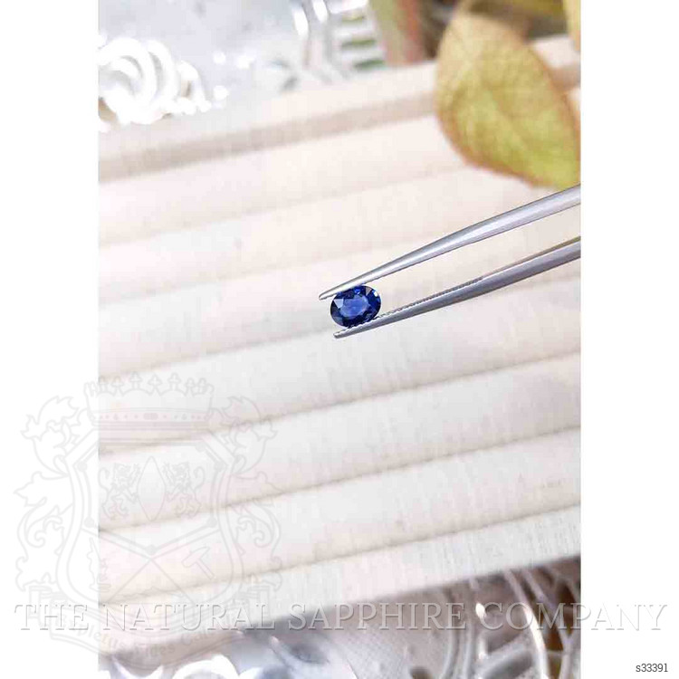 0.75 Ct. Blue Sapphire from Ceylon (Sri Lanka)