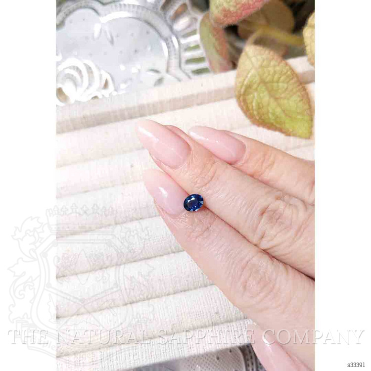 0.75 Ct. Blue Sapphire from Ceylon (Sri Lanka)