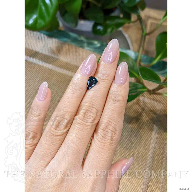 1.61 Ct. Greenish Blue Sapphire from Ceylon (Sri Lanka)