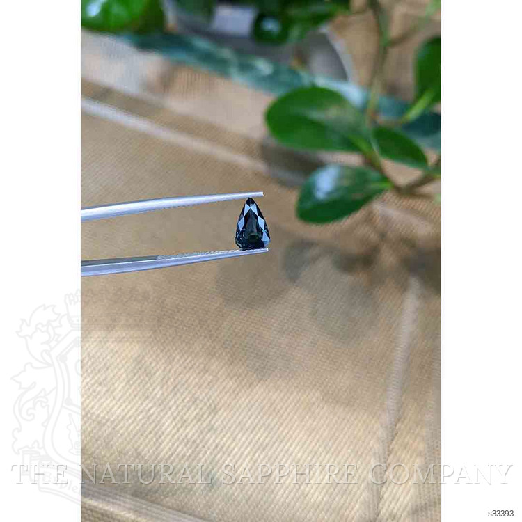 1.61 Ct. Greenish Blue Sapphire from Ceylon (Sri Lanka)