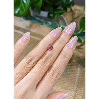 1.27 Ct. Reddish Pink Sapphire from Ceylon (Sri Lanka) Life Style