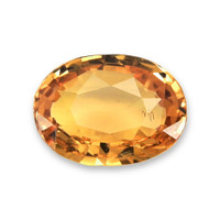 1.05 Ct. Orangish Yellow Sapphire from Ceylon (Sri Lanka) Video