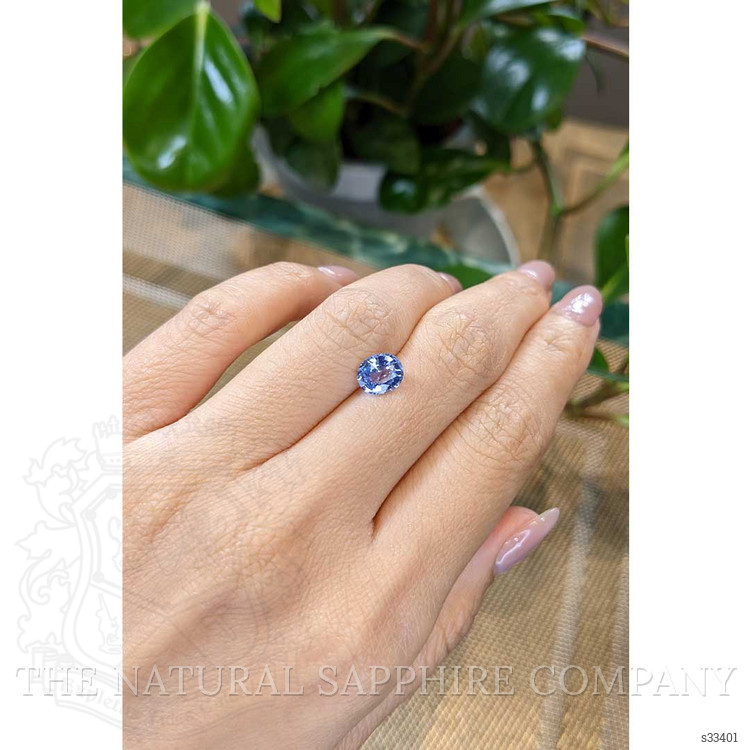 1.56 Ct. Blue Sapphire from Ceylon (Sri Lanka)