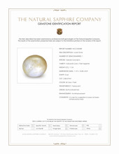 11.54 Ct. Bi Color / Parti Star Sapphire from Burma (Myanmar) Scan Report