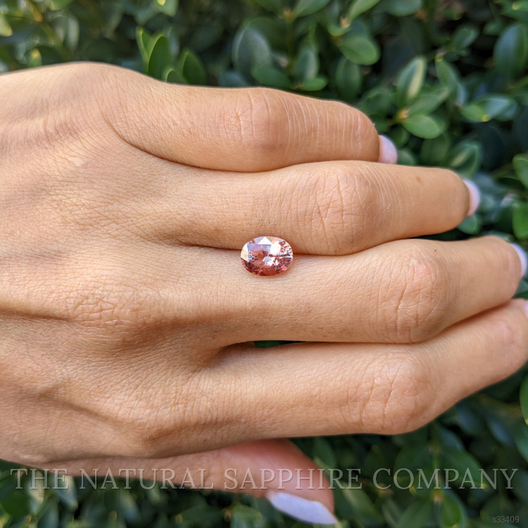 2.13 Ct. Padparadscha Sapphire from Ceylon (Sri Lanka)