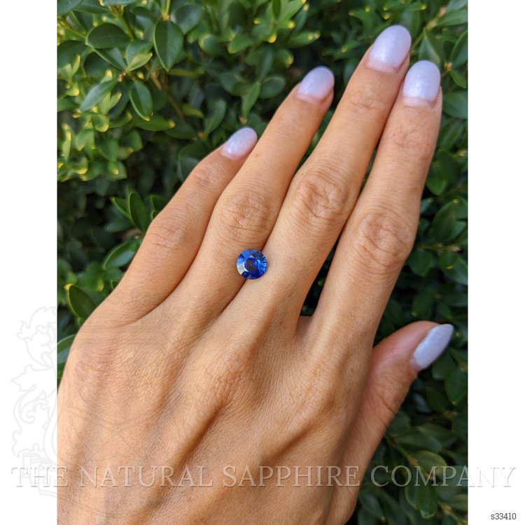2.08 Ct. Blue Sapphire from Ceylon (Sri Lanka)