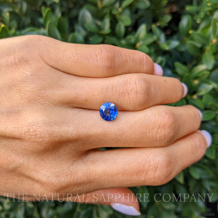 2.08 Ct. Blue Sapphire from Ceylon (Sri Lanka)