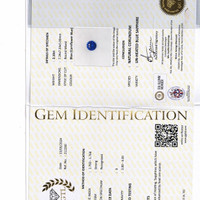 2.10 Ct. Blue Sapphire from Ceylon (Sri Lanka) Scan Report