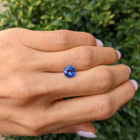 2.10 Ct. Blue Sapphire from Ceylon (Sri Lanka) Life Style