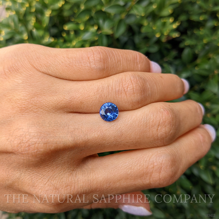 2.10 Ct. Blue Sapphire from Ceylon (Sri Lanka)