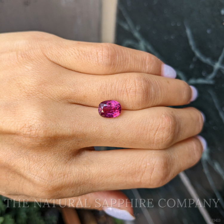 3.27 Ct. Purplish Pink Sapphire from Ceylon (Sri Lanka)